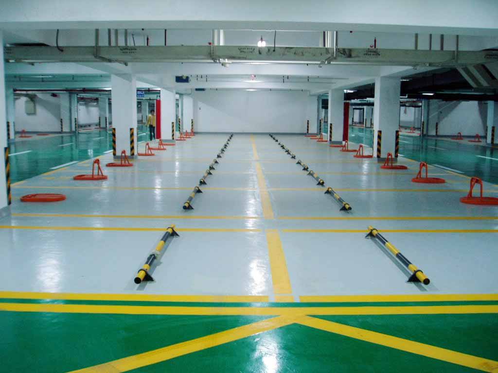 郑州停车场车位划线厂家|地下车库划线厂家价格 